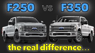 Do you really need a 1 ton? F250 vs F350 Super Duty, 3/4 ton vs 1 ton!