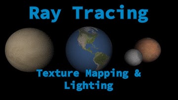 Ray Tracing: Texture Mapping & Lighting
