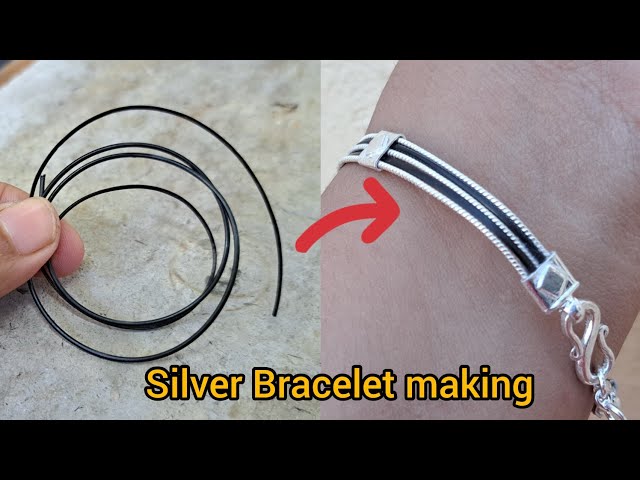 Buy Two Tone Bracelet, Gold & Silver Bracelets, Link Bracelet, Oval Chain  Bracelet, Silver and Gold Bracelet, Paperclip Bracelet Mixed Metal Online  in India - Etsy