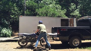 Dirt Bike Busts Through Rotten Ramp || ViralHog