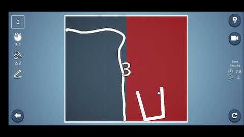 Game play - Brain it on! level - 6 🧠🧠 how to get 3 star ⭐