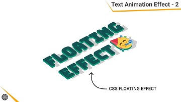 FLOATING TEXT EFFECT | FLOATING TEXT | CSS TEXT EFFECT | cool CSS animation | HTML