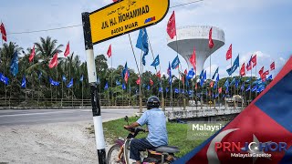 PRN Johor : Perang Bendera Semakin Meriah di Muar