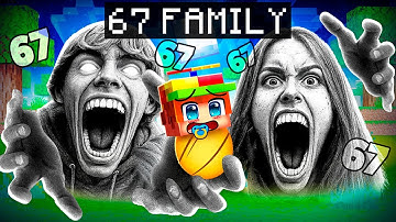 Adopted by 67 KID FAMILY in Minecraft!