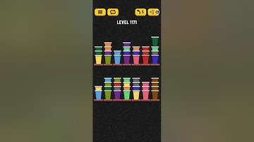 Cup Sort Puzzle Level 1171 = Water Sort Puzzle Level 1171 = Ball Sort Puzzle Level 1171 All the same