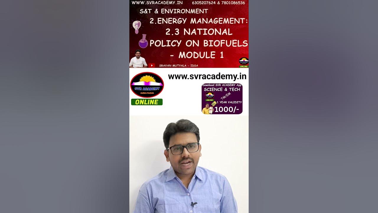 National policy on biofuels energy management science tech