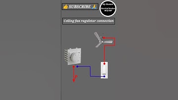 How to fan regulator connection |Fan speed control | Fan regulator wiring connection #shorts #wiring