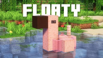 How to Build a Flamingo Floaty in Minecraft | Easy tutorial