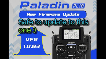 Flysky PL18 1.0.83 firmware update