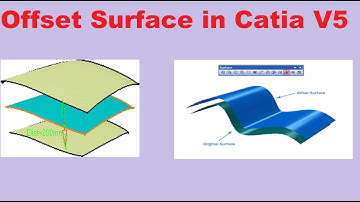 Offset Surface Command in CATIA Surfacing  II Tutorial - 04
