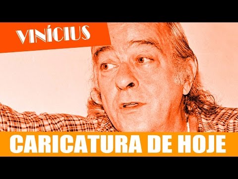 VINÍCIUS DE MORAES - CARICATURA DE HOJE NO DESENHO AO VIVO