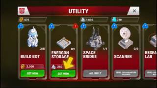 Transformers Earth Wars Game Intro and Autobot Campaign 1 - Get Optimus Playthrough