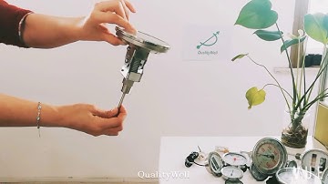 Adjustable connection bimetal thermometer-Shanghai QualityWell