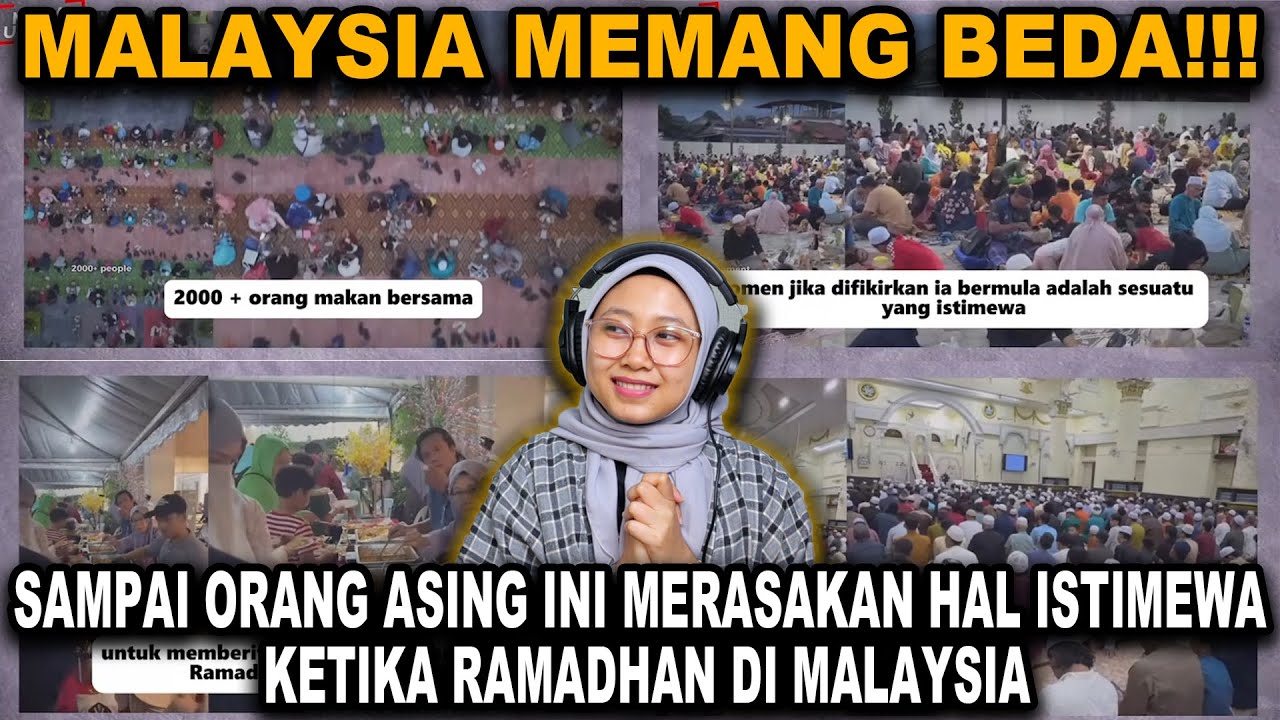 MALAYSIA MEMANG BEDA❗SAMPAI ORANG ASING INI MERASAKAN HAL ISTIMEWA KETIKA RAMADHAN DI MALAYSIA