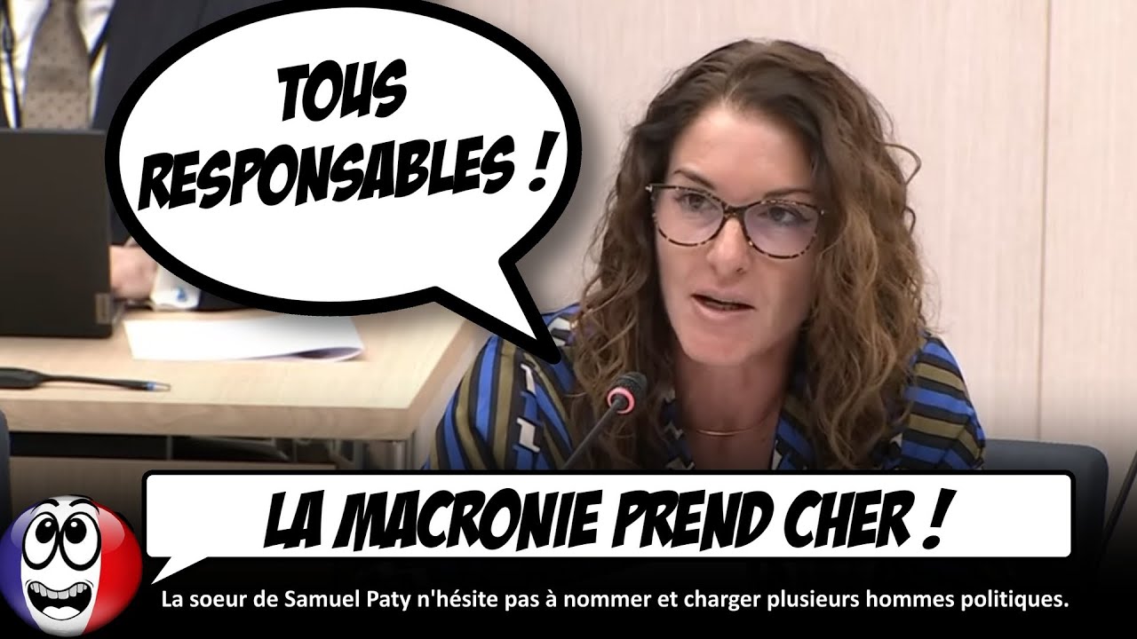 ⁣La sœur de Samuel Paty DÉZINGUE toute la macronie : Darmanin, Dupont-Moretti, Blanquer, etc.