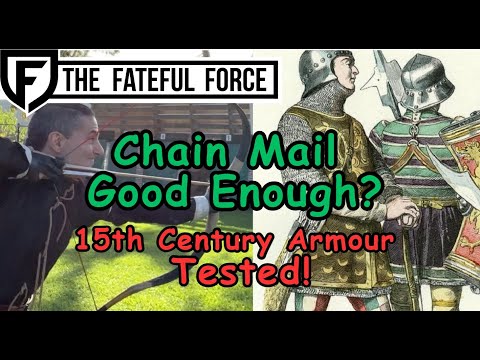 Arrows vs High-Quality Mail Armour.15th Century Burgundian Armour Test.