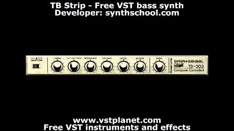 TB Strip - Free VST bass synth - vstplanet.com