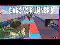 Cars vs runners  nikatmg got trolled  gta 5 online 