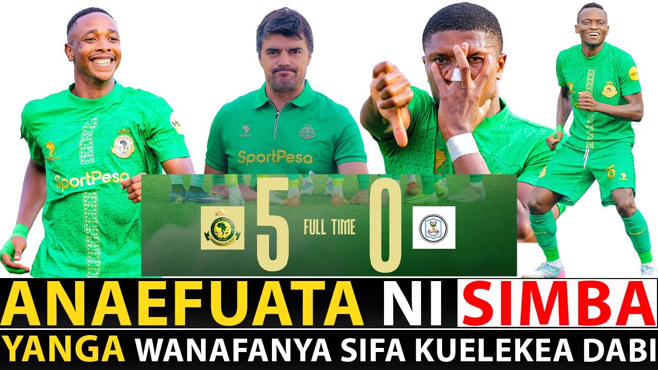 NYIEEEE! KWA MOTO HUU YANGA BINGWA TENA? DUBE KAZALIWA UPYAAA NO PACOME NO PROBLEM...