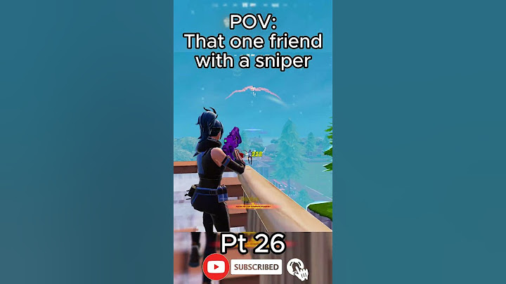 POV: That one friend with a sniper🎯 Part 26 Subscribe & like #fortnite #fortniteclips #gaming #clip