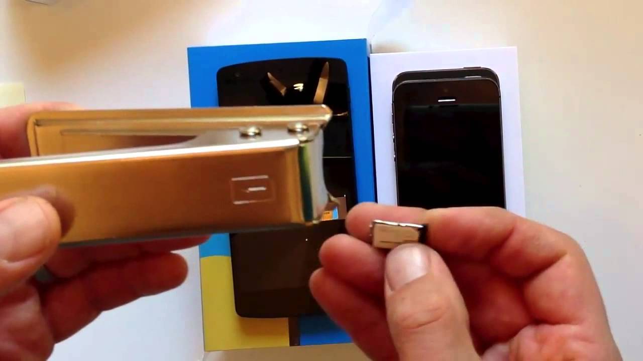 Nexus 5 Vs Iphone 5s Micro Sim And Nano Sim Youtube