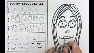 Burton-esque Self-Portrait
