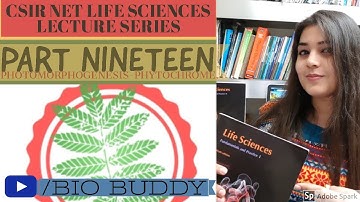 Csir Net Life Science Lectures Module Wise part nineteen |Photomorphogenesis- Phytochrome. |