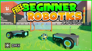 Exploring Audio-reactive DMX Dancing Robots in This Fun FREE Robotics Course from Unreal Engine