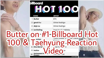 Butter debut #1 Billboard Hot 100 || BTS Taehyung Reaction Video