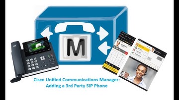 Cisco Unified Communications Manager (CUCM): Adding a 3rd Party SIP Phone