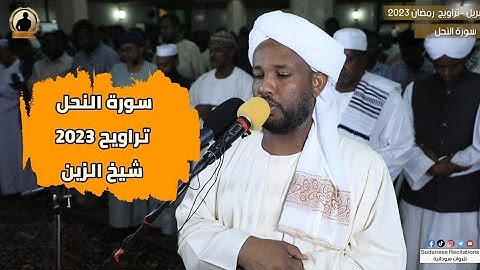 سورة النحل كاملة من صلاة التراويح 🐝 | تلاوة الشيخ الزين محمد أحمد | رمضان 2023 🎧