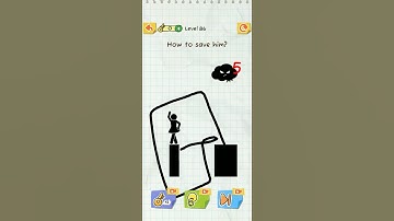 #Draw 2 Save:Stick Man Puzzles  Level 86 Answer very easy tips#