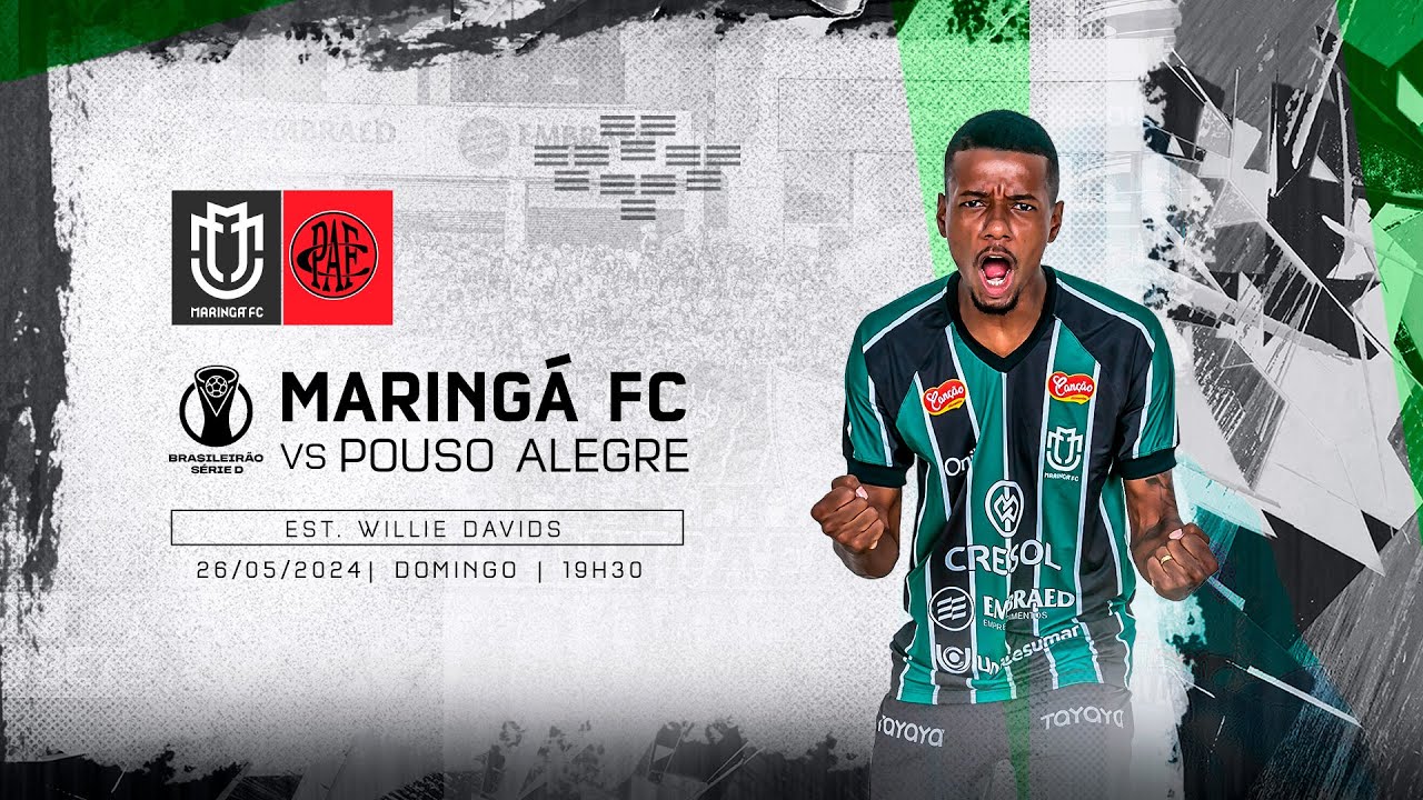 MARINGÁ FC 1 X 0 POUSO ALEGRE - BRASILEIRÃO SÉRIE D 2024 - 5ª RODADA ...