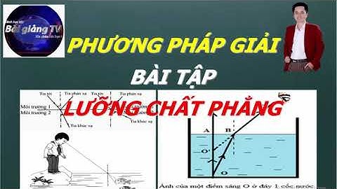 Phương pháp giải bài tập lưỡng chất phẳng || Bài tập khúc xạ ánh sáng