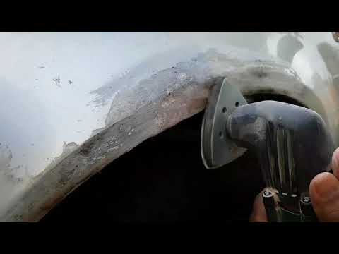 VW Golf mk4 rusty wing repair DIY