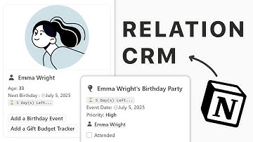 My Notion CRM for Tracking Birthdays, Gifts & Relationships