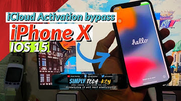 iPhone X  ios 15 Hello/Activation screen Bypass 2022