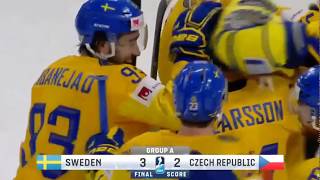 MS 2018 Kodaň : Česko vs Švédsko 2:3