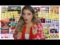 Ranking All The 103 (!!) Palettes I Tried In 2021 | FROM WORST TO BEST