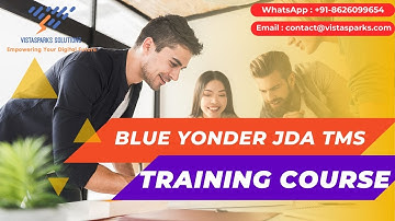 🎓 Blue Yonder (JDA) TMS Training | Master Transportation Management with Vistasparks Solutions 🚛💼