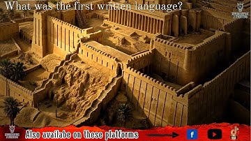What was the first written language