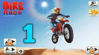 Bike Race Motorcycle Games Level 1 Walkthrough | First Level Win 🏍️ screenshot 3