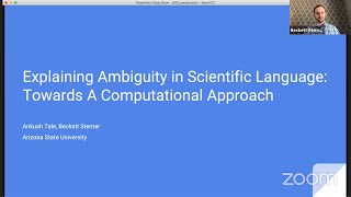 Sterner & Tale – Explaining Ambiguity in Scientific Language – DS² 2021
