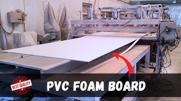 PVC FOAM BOARD LIVE PRODUCTION | PVC WPC BOARD MANUFACTURING PROCESS | EEZEE BOARD #wpc #pvc