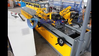 Automatic double wire chain link fencing machine | Cutting - weaving | +91-9953404096