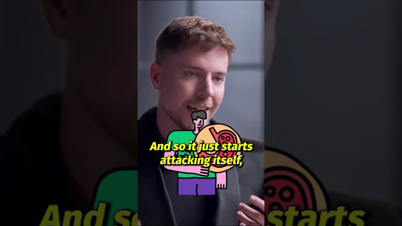 MR BEAST ON HIS DISEASE  #mrbeast #mrbeastshorts