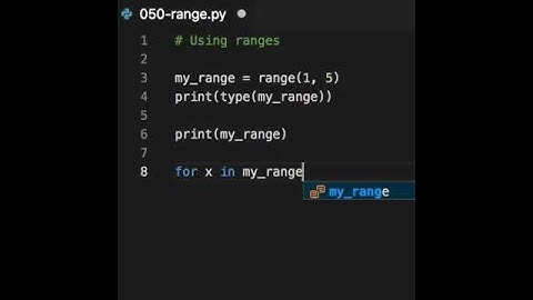 Use the "range" type to create a range of numbers between its left and right edges.