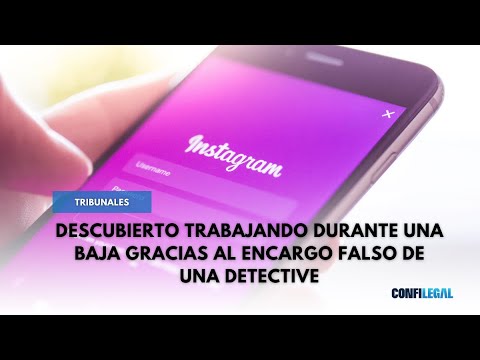 Descubierto trabajando durante una baja gracias al encargo falso de una detective