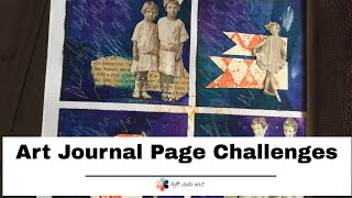 Dina Wakley&#39;s Art Journal Freedom Book Challenges