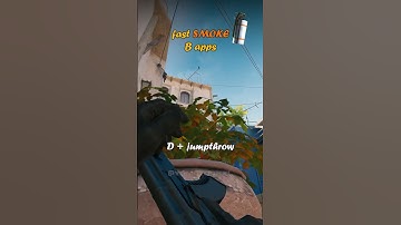 CS2 Mirage - FAST SMOKE APPS #mirage  #cs2 #counterstrike2 #кс2